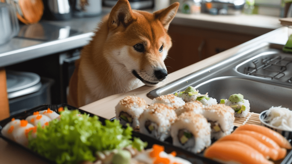 can dogs eat raw salmon sushi?