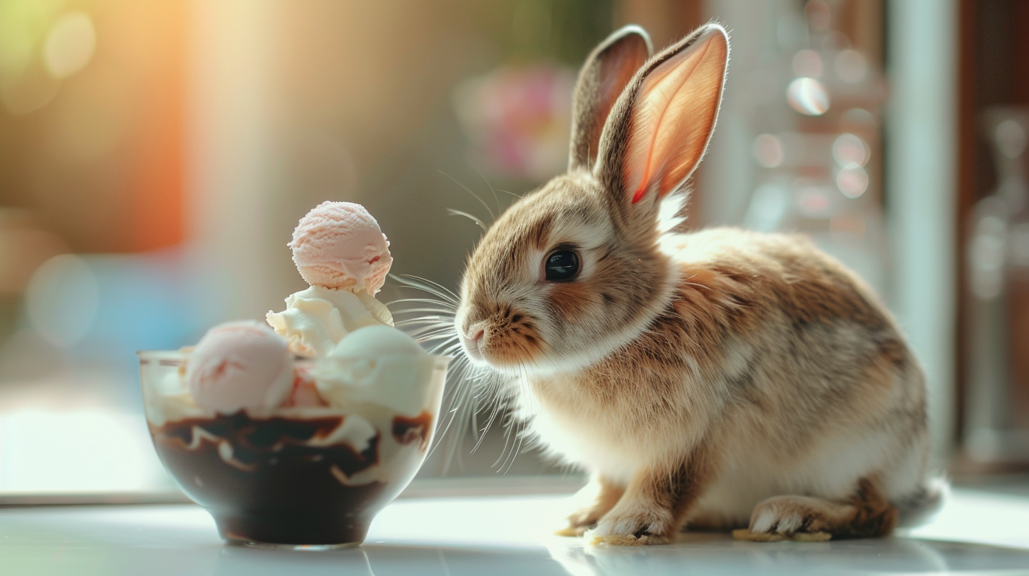 Can Rabbits Eat Ice Cream? Is It Safe or Harmful!