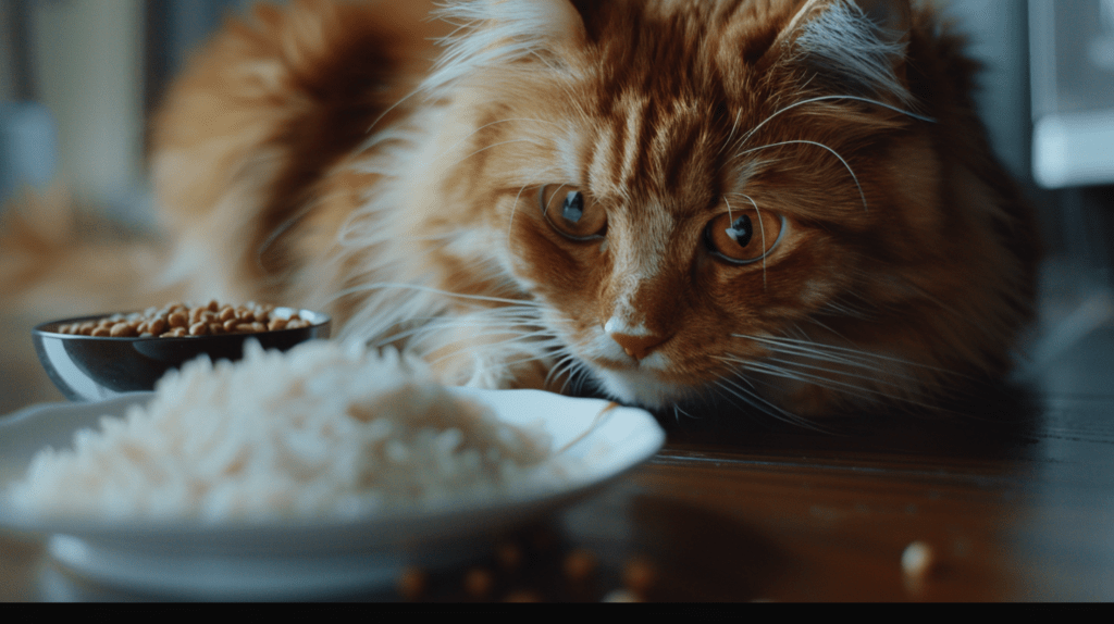 Is Your Cat Sick from Beans and Rice?