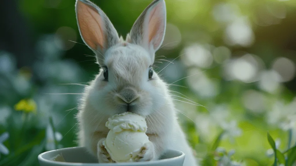 What Happens If Your Rabbit Accidentally Eats Ice Cream?